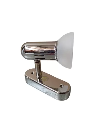 Projecteur Ivela 3516-11-1161 avec diffuseur en verre et base chromée, 50 £